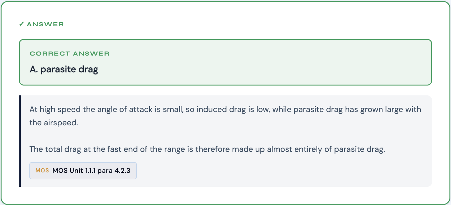 RPLmate flashcard answer