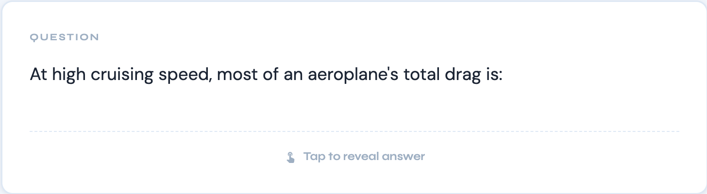 RPLmate flashcard question